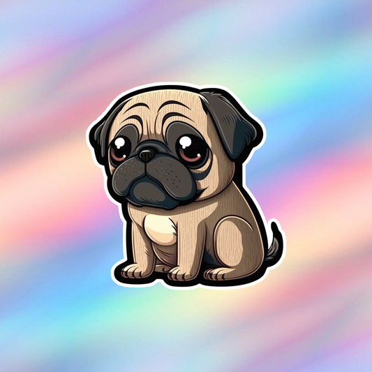 Pug Single Sticker