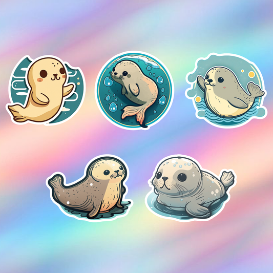 Seal Stickers Pack of 5