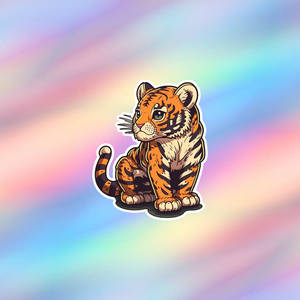 Tiger Single Sticker