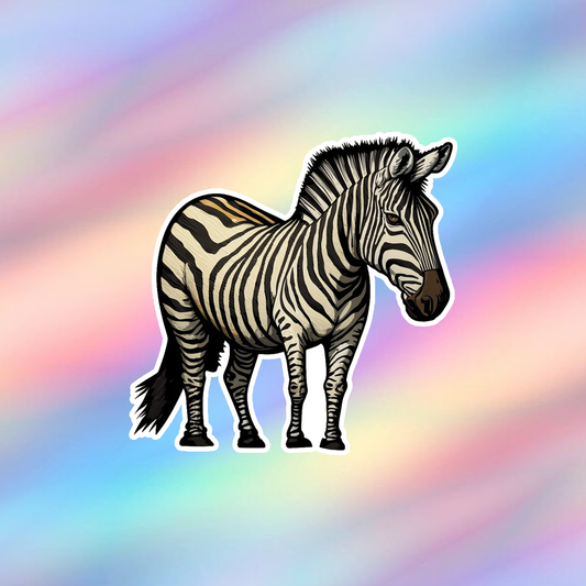 Zebra Single Sticker