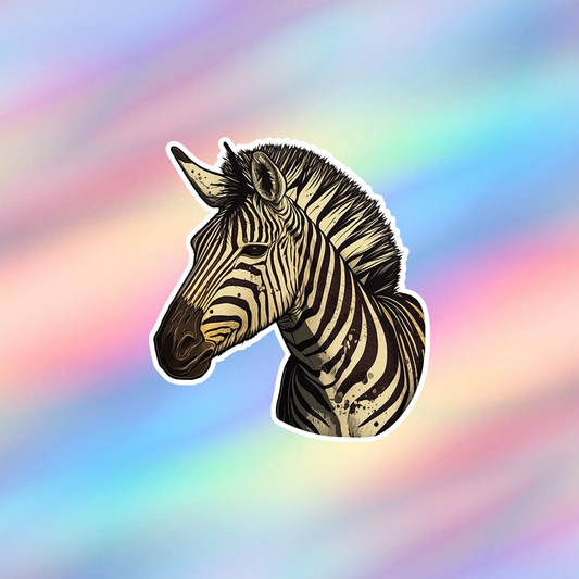 Zebra Single Sticker