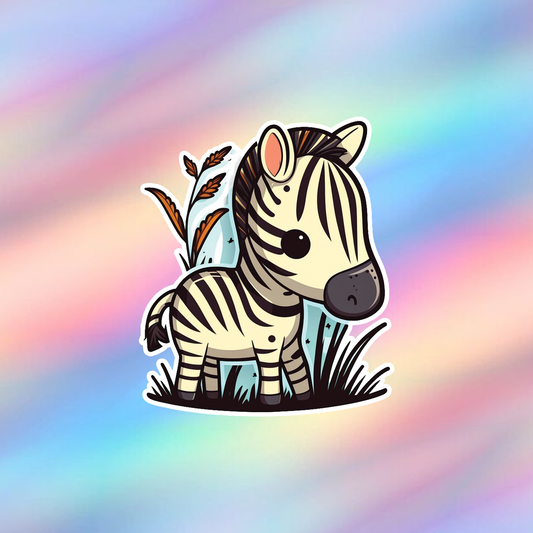 Zebra Single Sticker